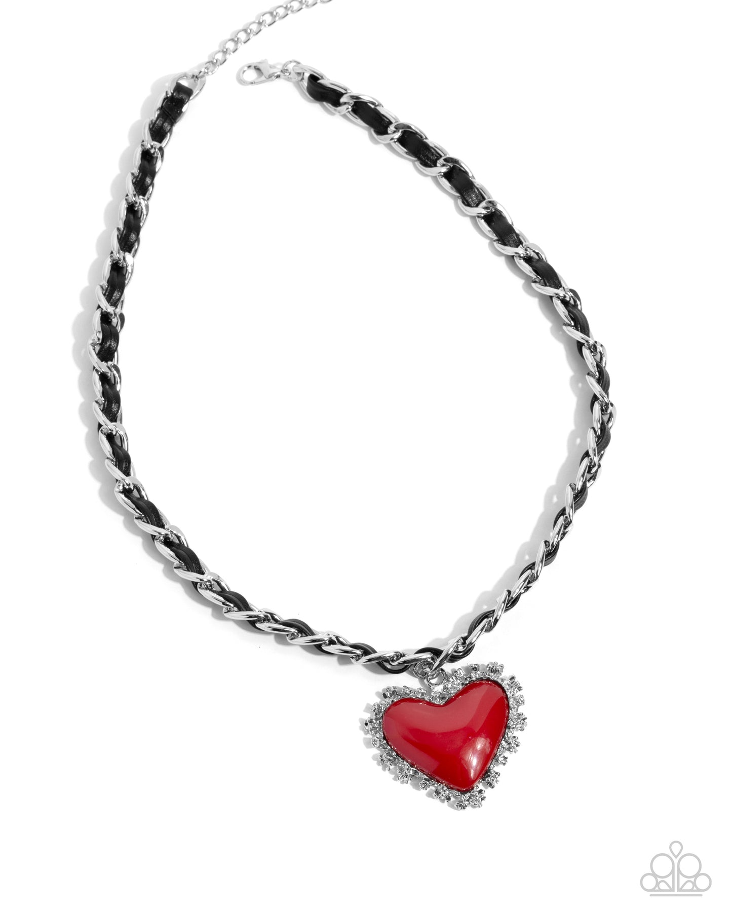 Austere Attraction Red Necklace