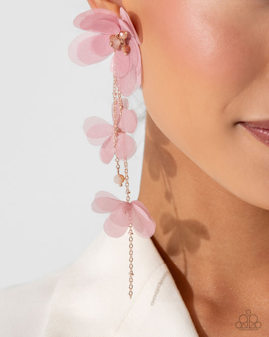 Balletcore Pink Post Earrings