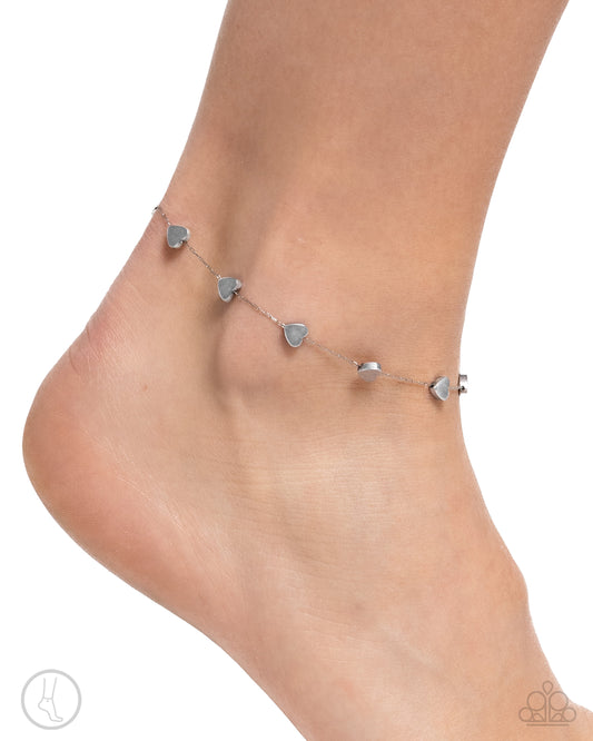 Catch My Breath Silver Ankle Bracelet