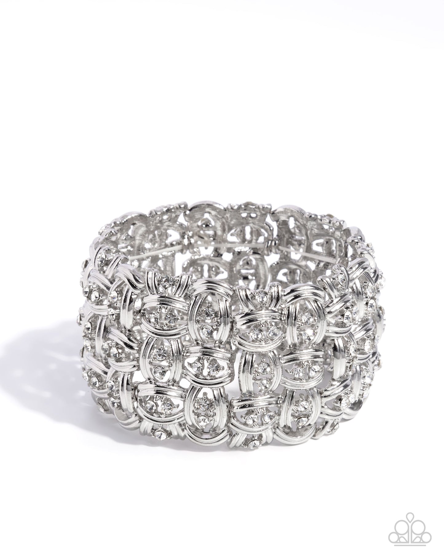 Woven Wardrobe White Bracelet