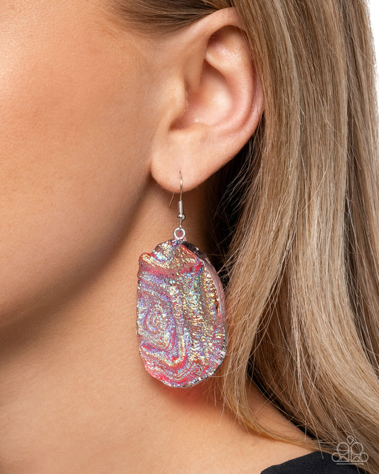 Artistic Avenue Pink Earrings