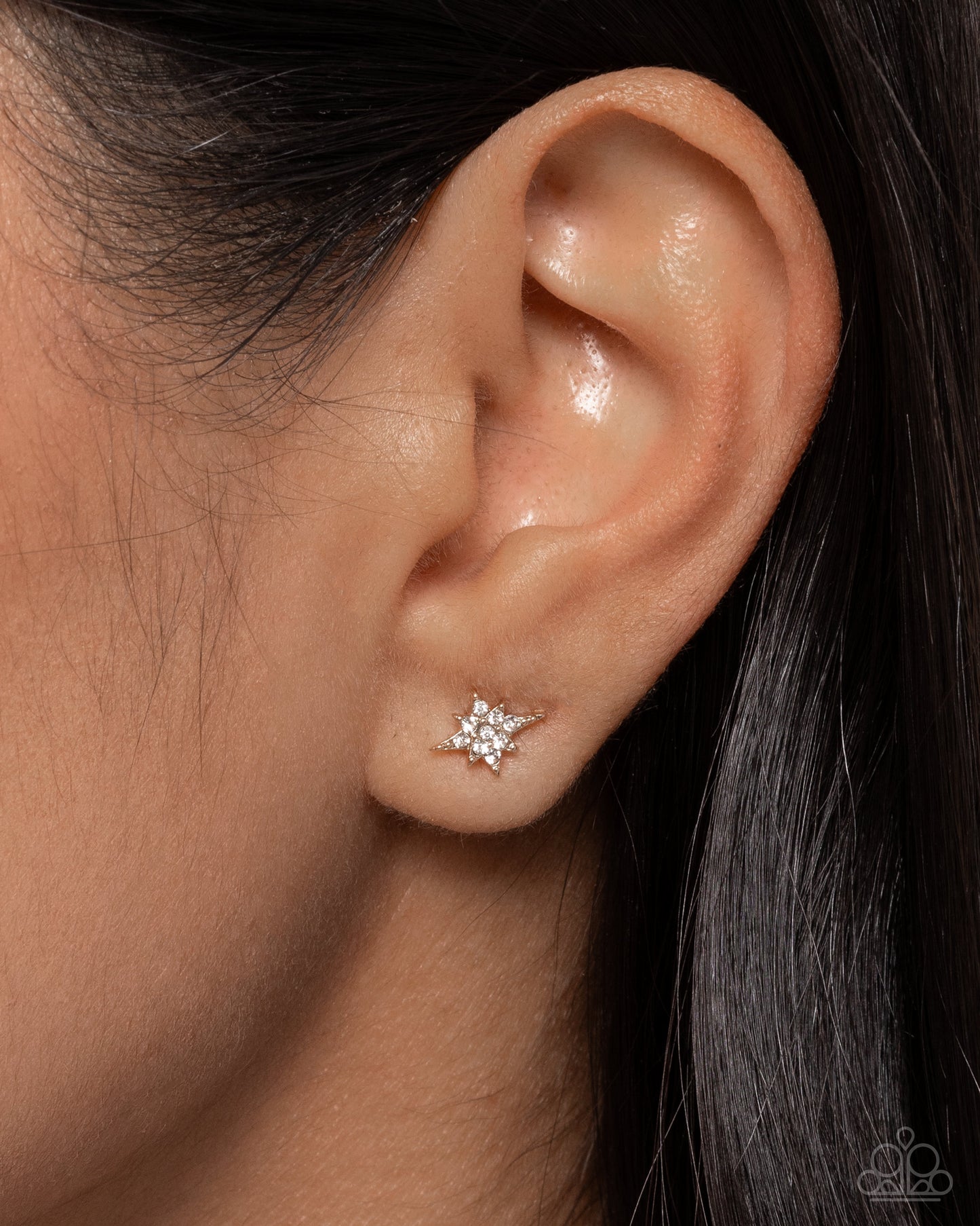 Heaven Struck Gold Ear Cuff Earrings