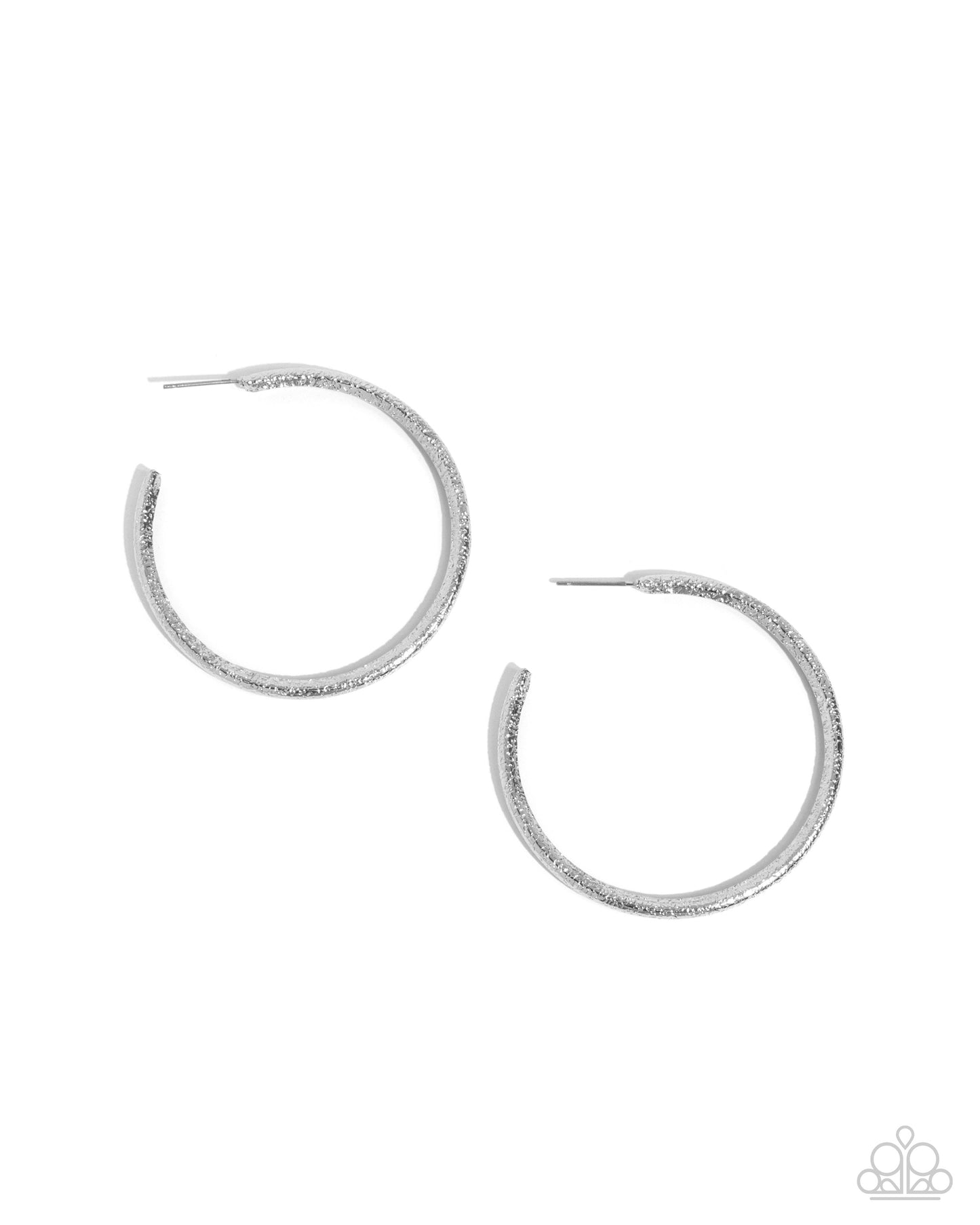 Serious Sass Silver Hoop Earrings