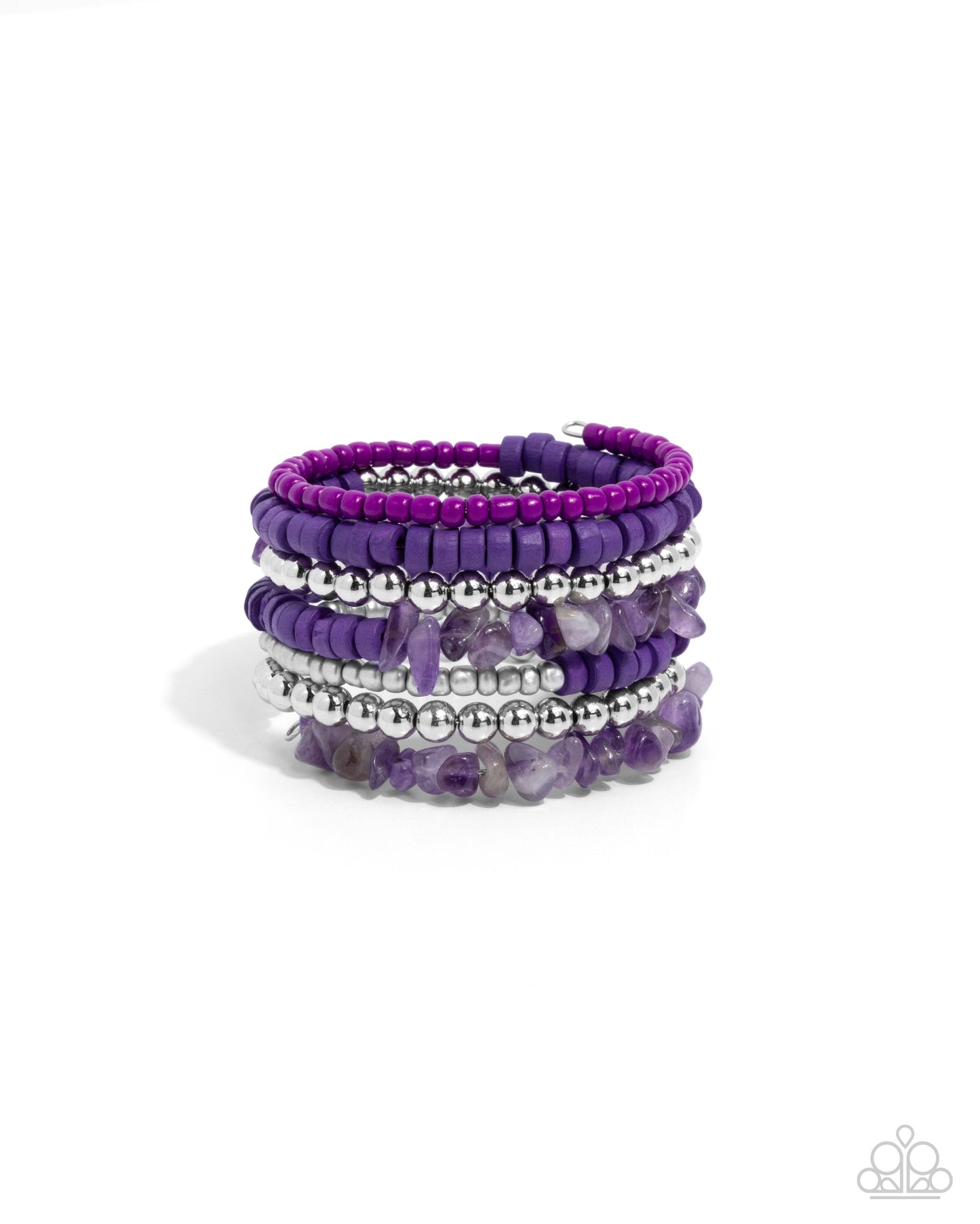 Plentiful Pizzazz Purple Bracelet