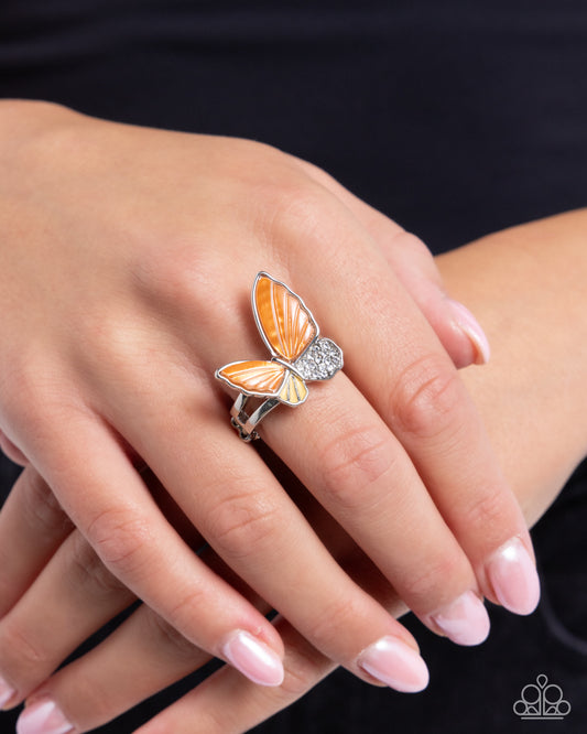 Fluttering Fidelity Orange Ring