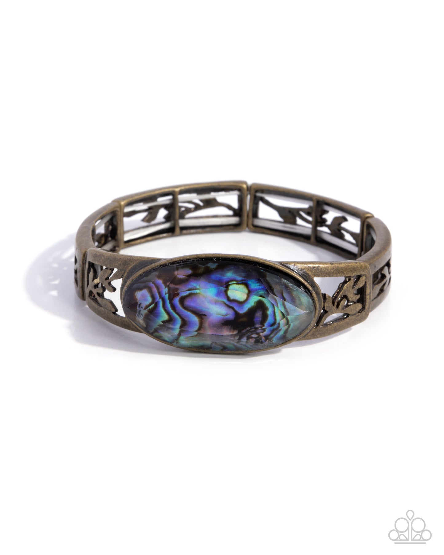 Spliced Santa Fe Brass Bracelet