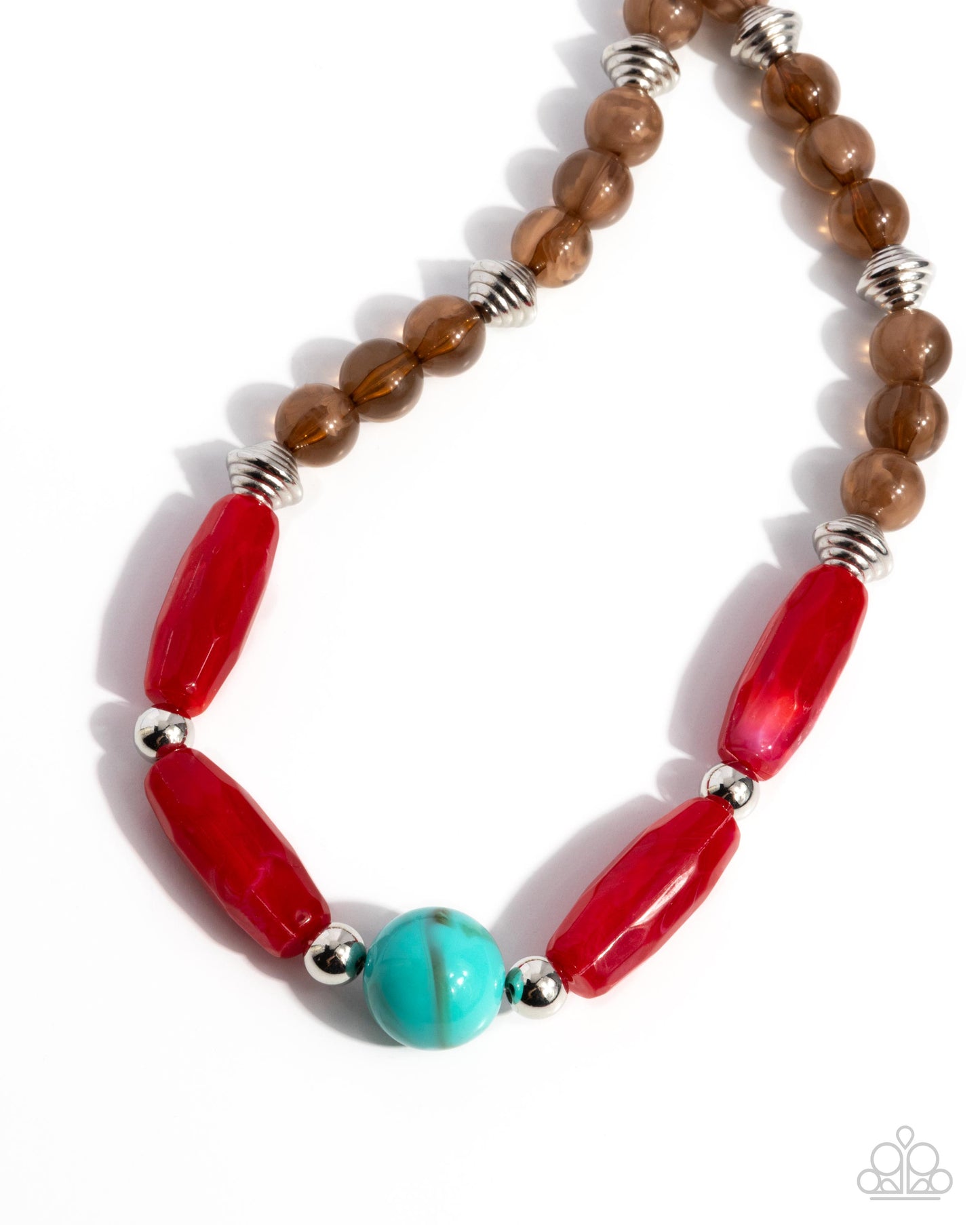 Sneaky Swirls Multi Necklace