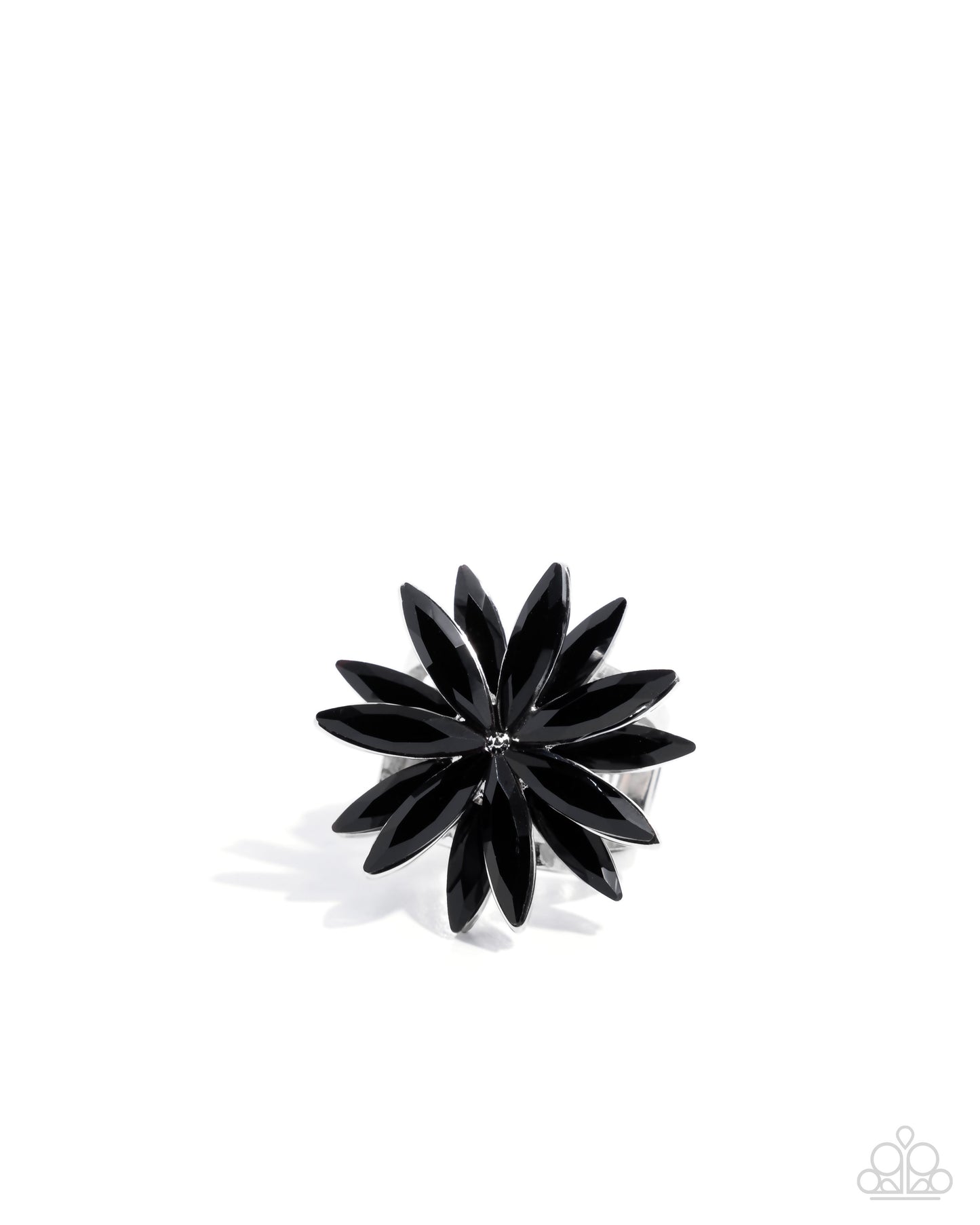 Sophisticated Shine Black Ring
