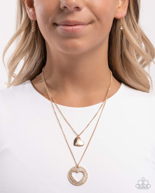 Matchmaker Mural Gold Necklace