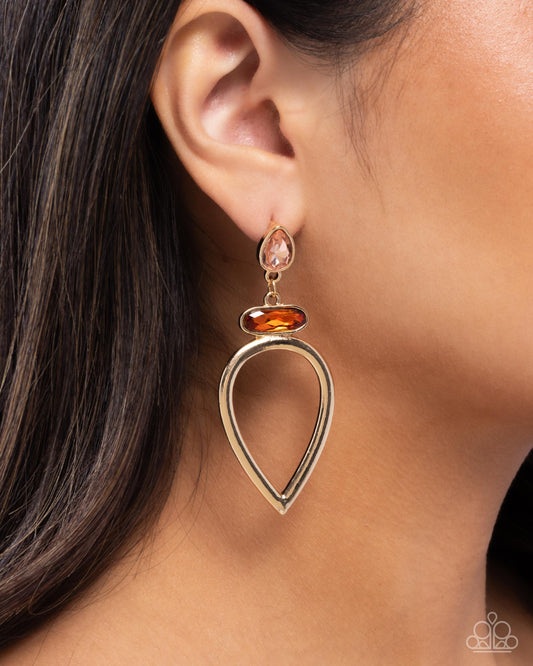 Cultured Chic Brown Post Earrings