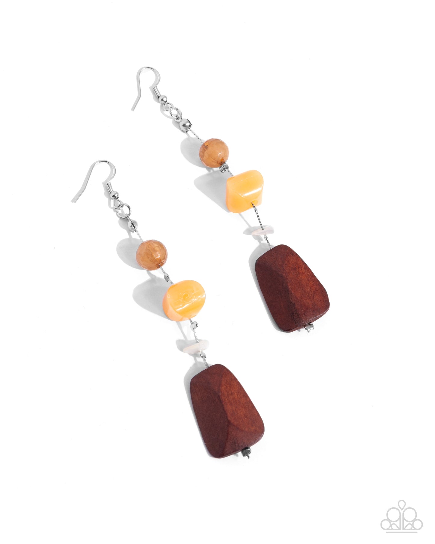 Creative Collection Orange Earrings Paparazzi