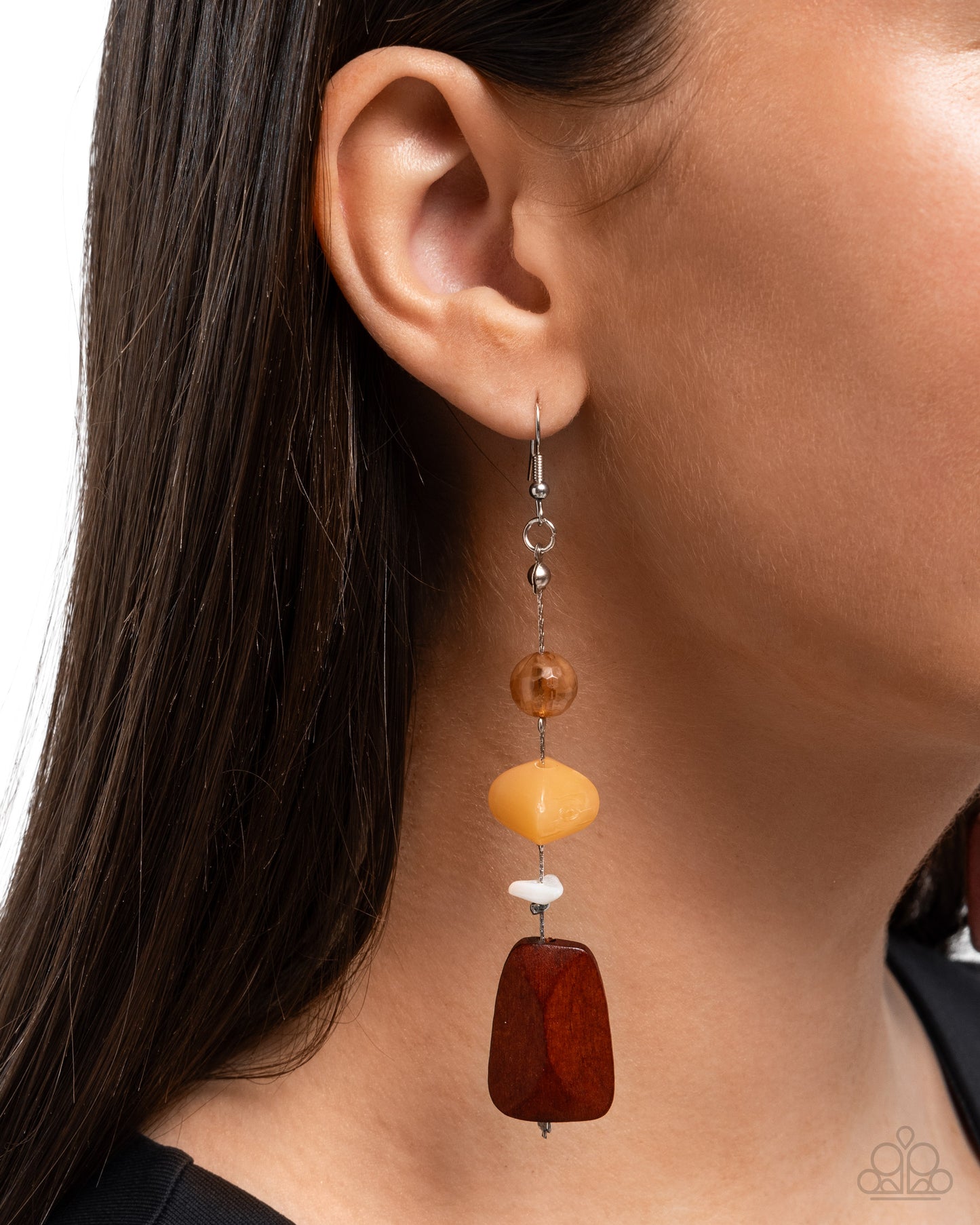 Creative Collection Orange Earrings Paparazzi