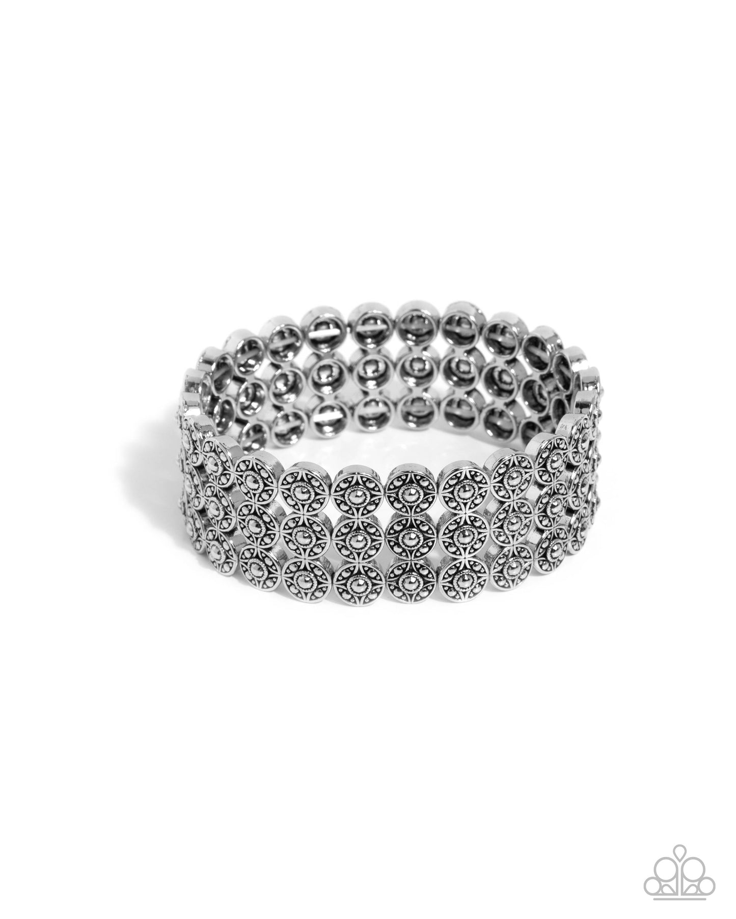 Passionate Pattern Silver Bracelet