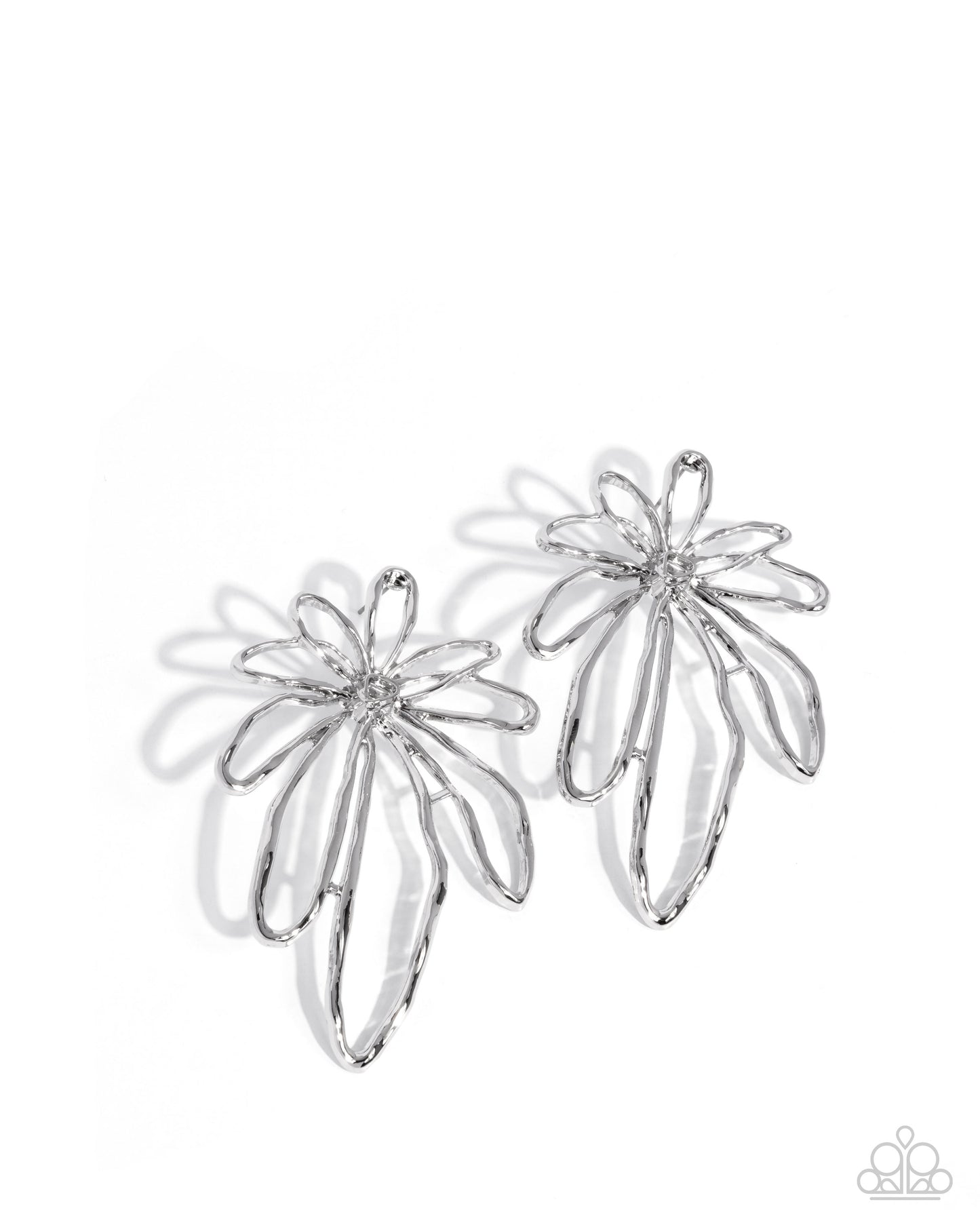 Growing Garden Silver Post Earrings Paparazzi