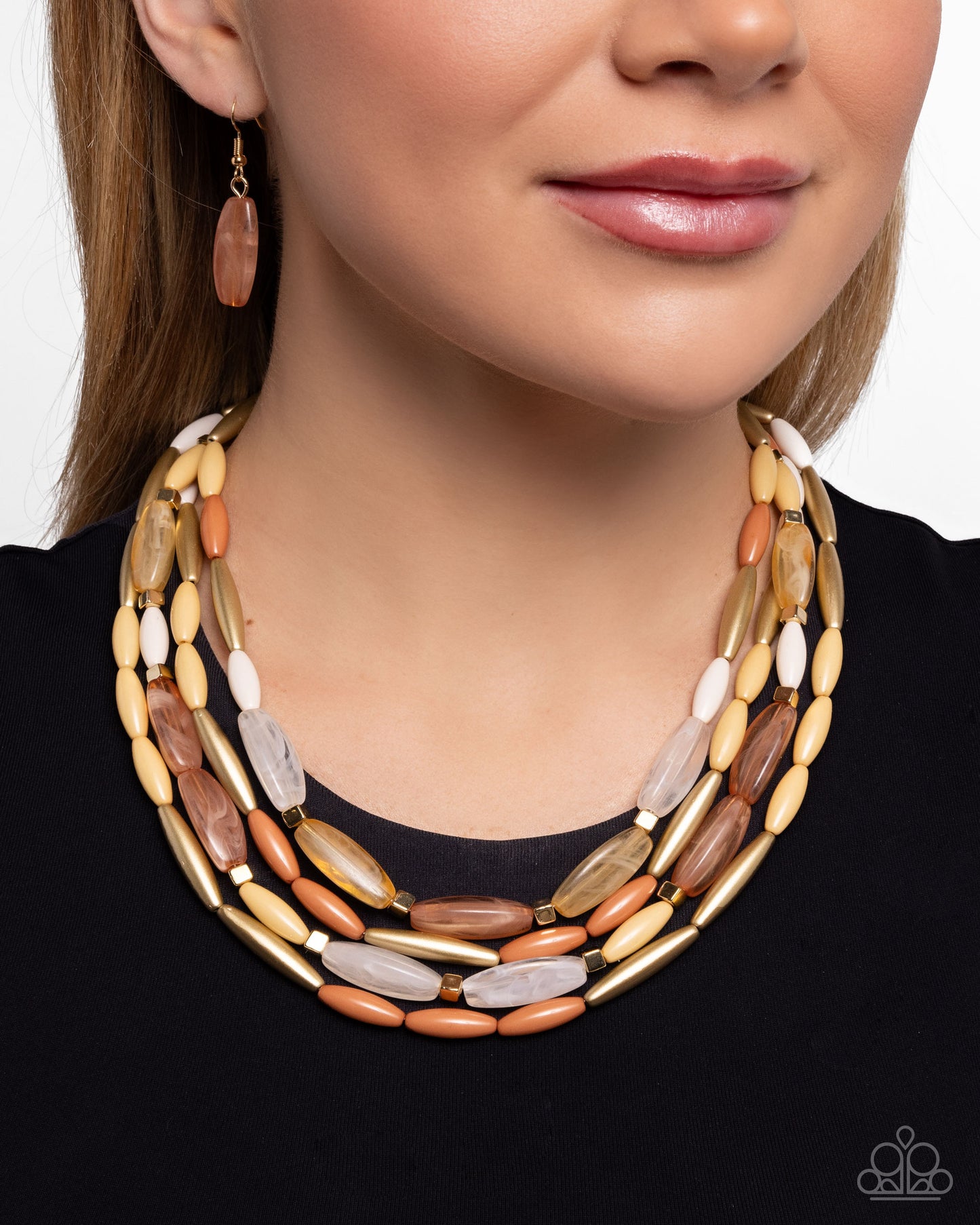 Milky Mambo Brown Necklace