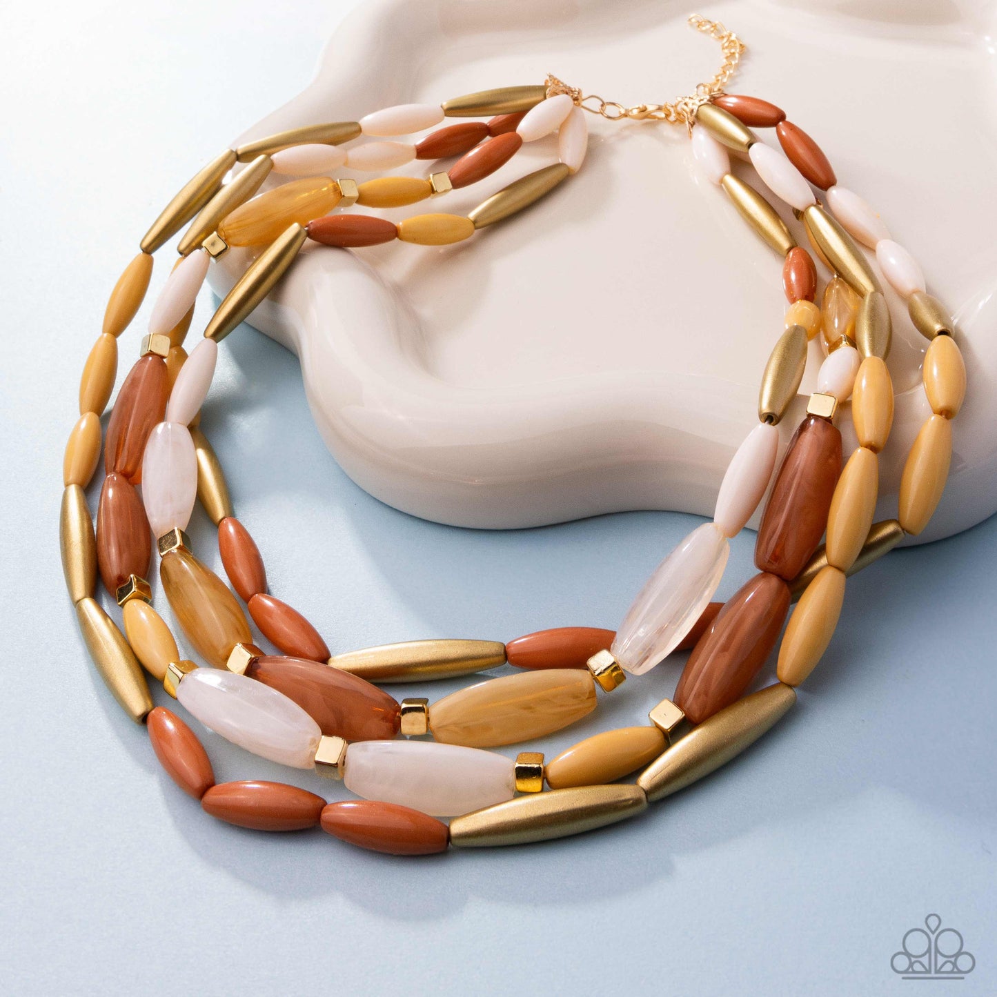 Milky Mambo Brown Necklace