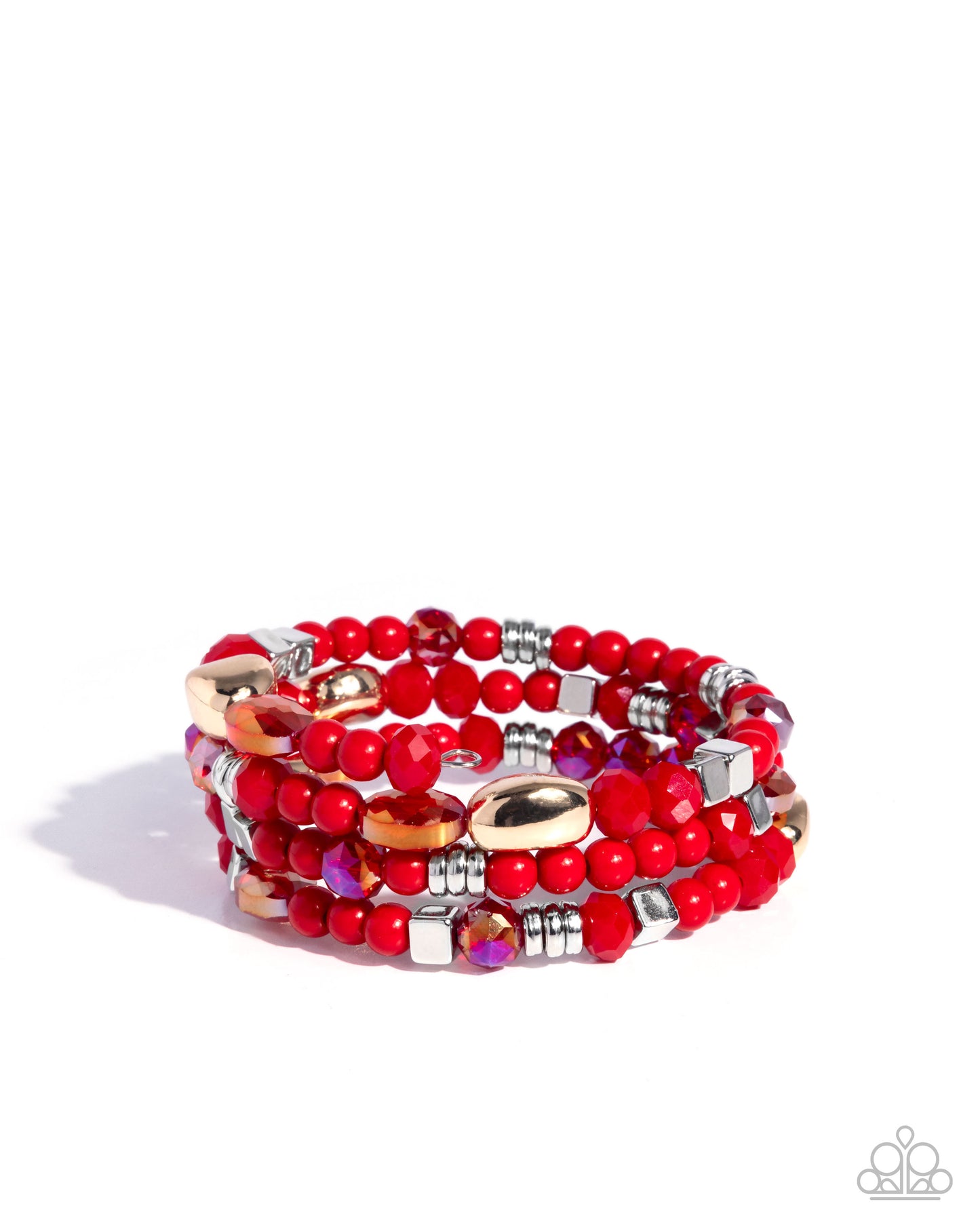 Material WHIRL Red Bracelet