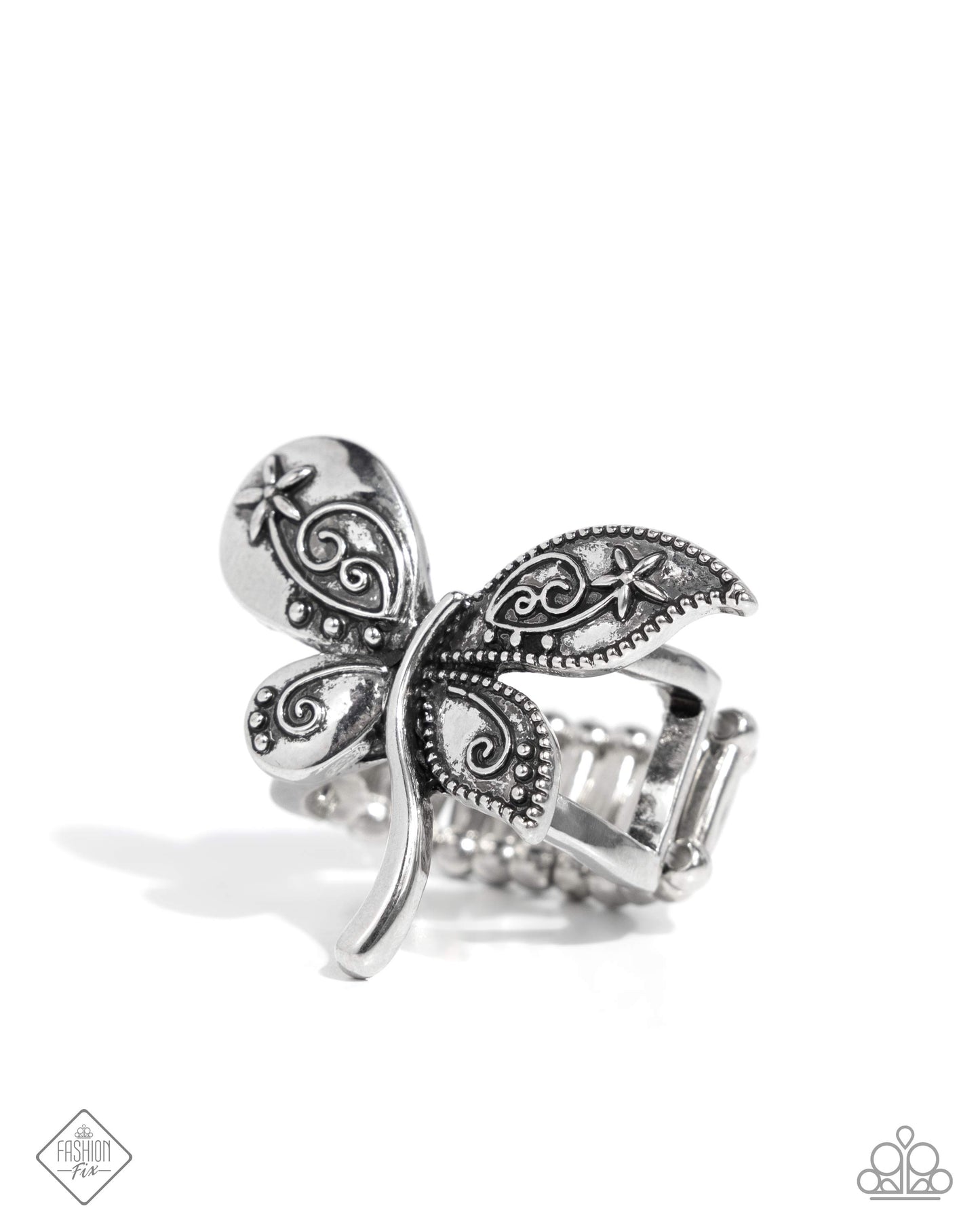 Animated Amusement Silver Ring