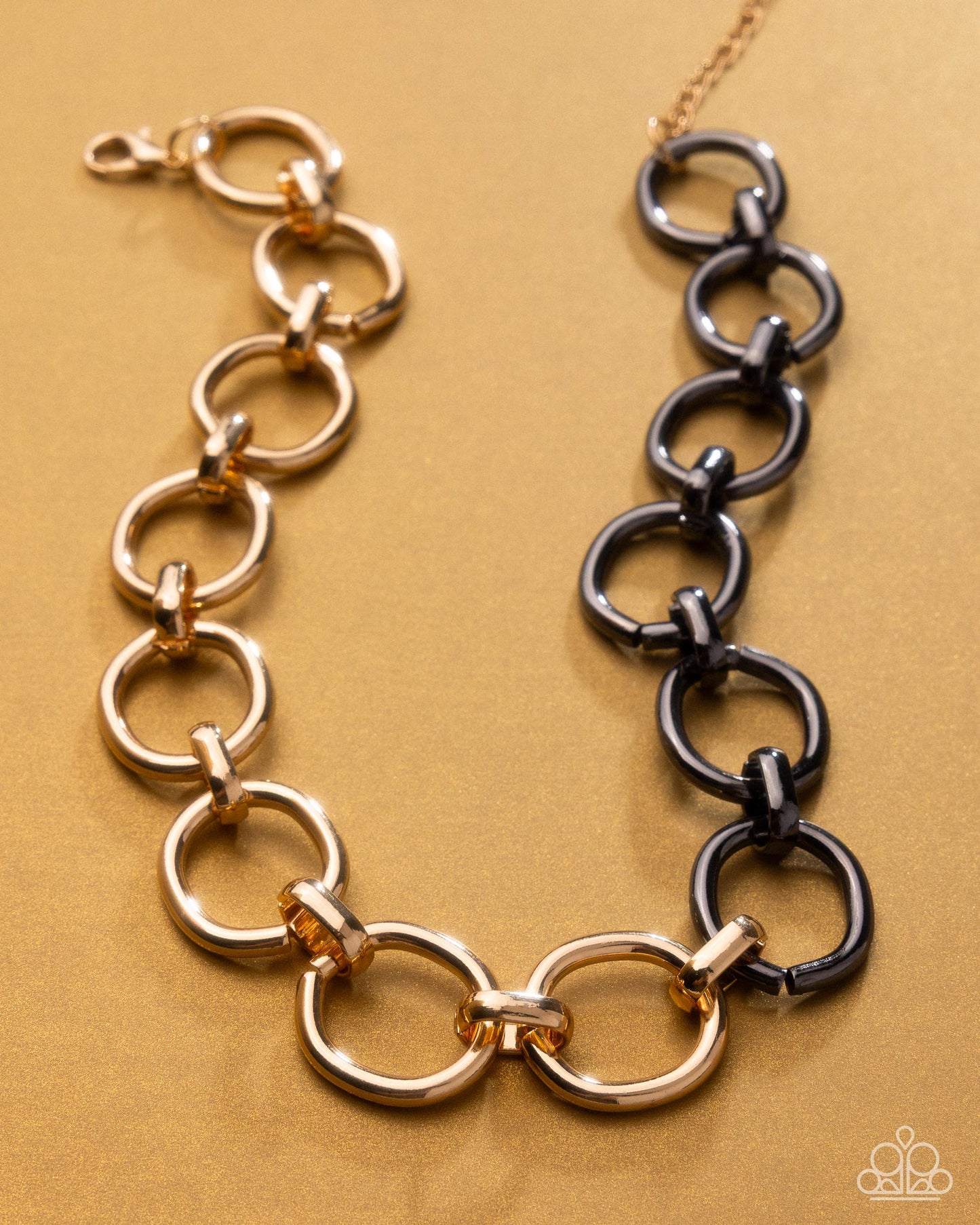 Mismatched Minuet Gold Necklace