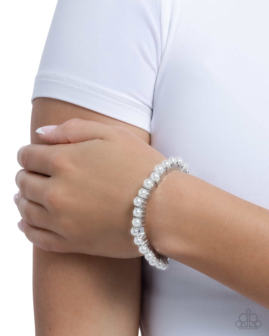 Principal Pearls White Bracelet