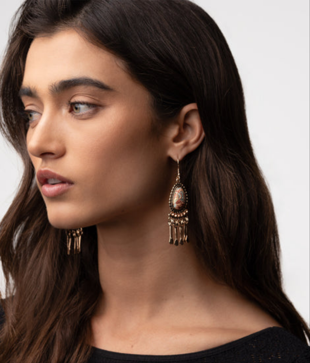 Swirled Sashay Multi Earrings