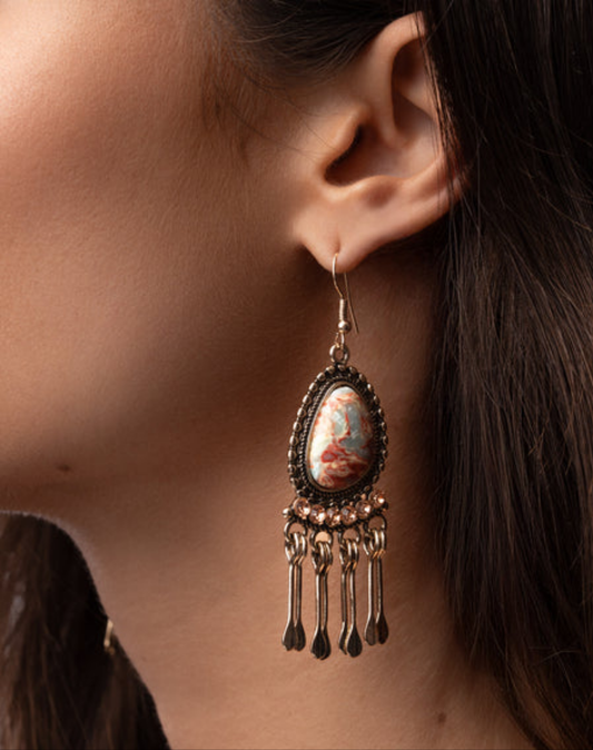 Swirled Sashay Multi Earrings