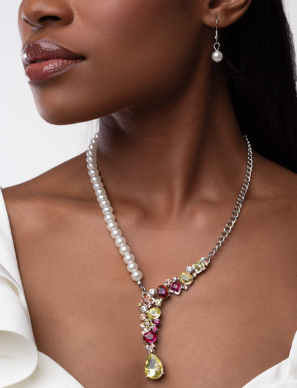 Boisterous Ballet Yellow Necklace