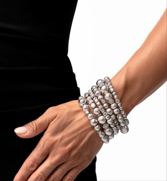 Contemplative Class Silver Zi Collection Bracelet