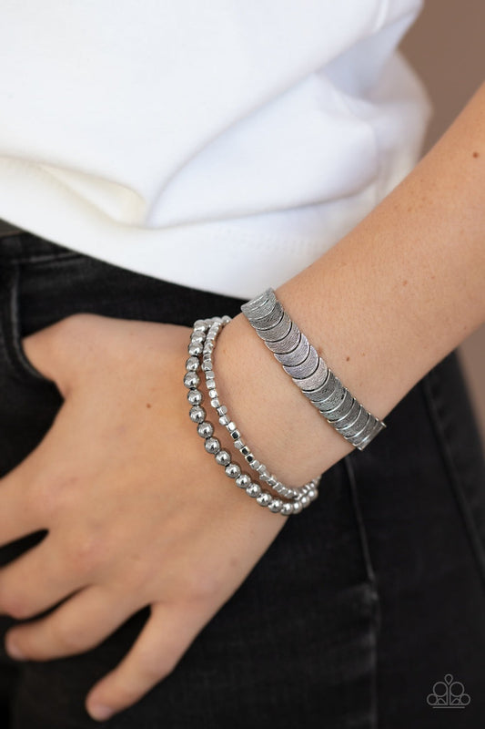 LAYER It On Me Silver Bracelets