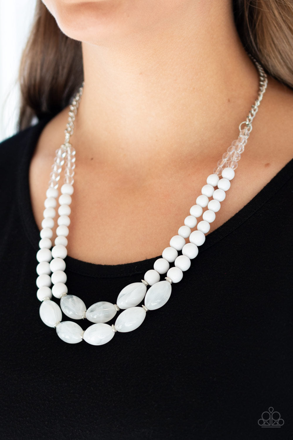 Sundae Shoppe White Necklace