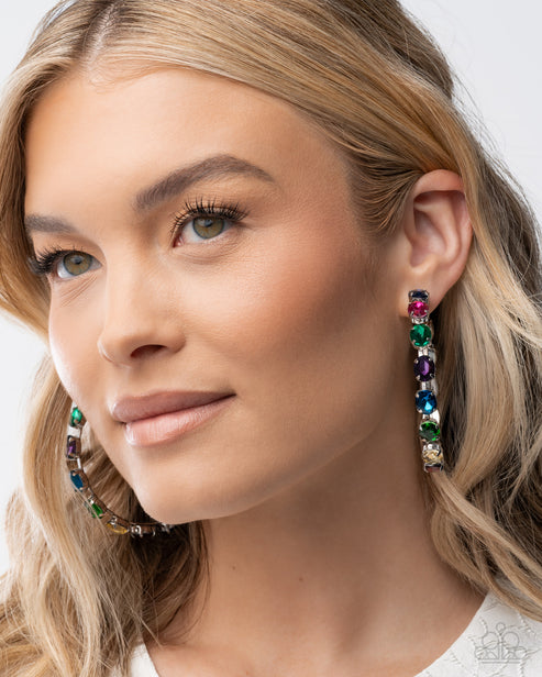 Grand Finale Glitz Multi Earrings