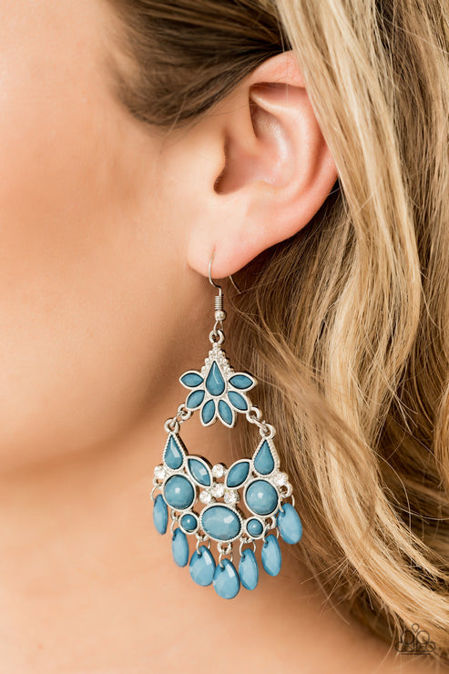 Garden Dream Blue Earrings
