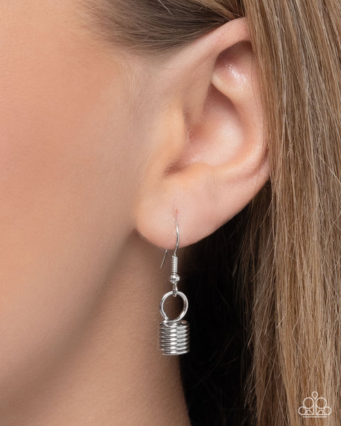 Carefree Coils Silver Necklace