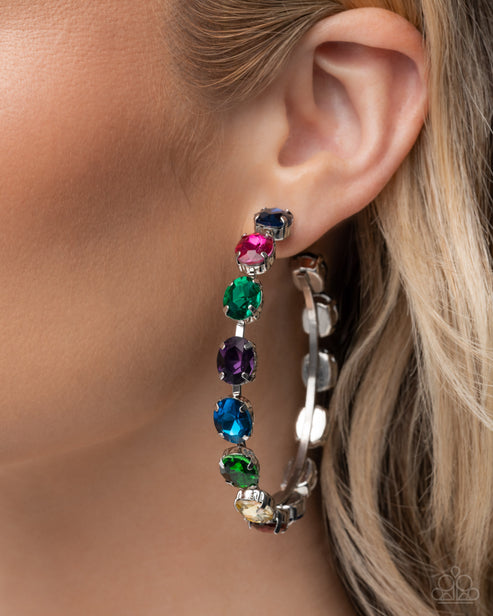 Grand Finale Glitz Multi Earrings