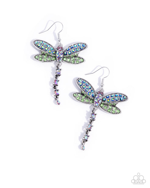 Hey, I Heard You Were A Wild One Green Earrings