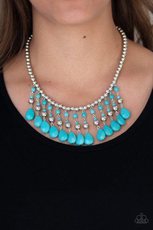 Rural Revival Blue Necklace