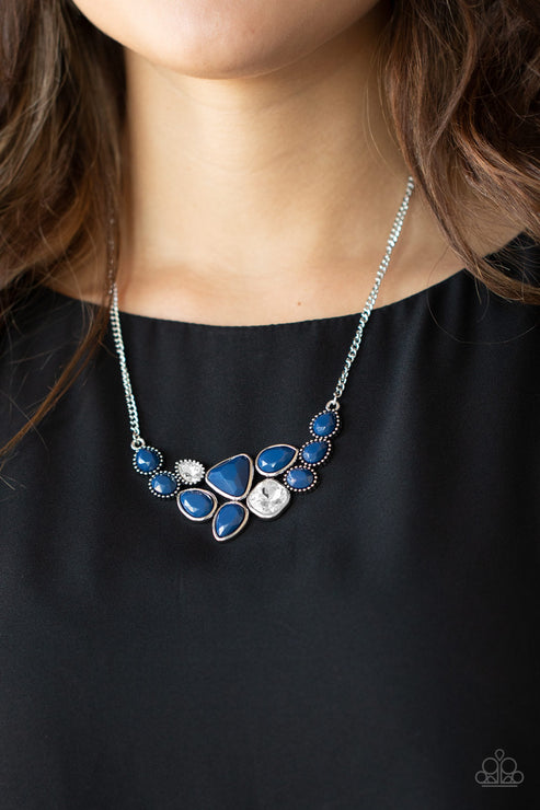 Breathtaking Brilliance Blue Necklace