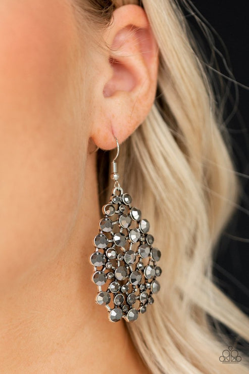 Start With A Bang Silver Earrings