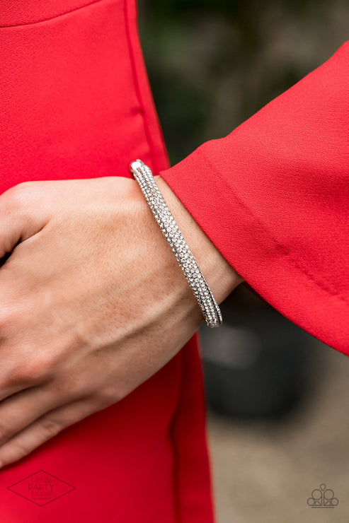 Stageworthy Sparkle White Bracelet