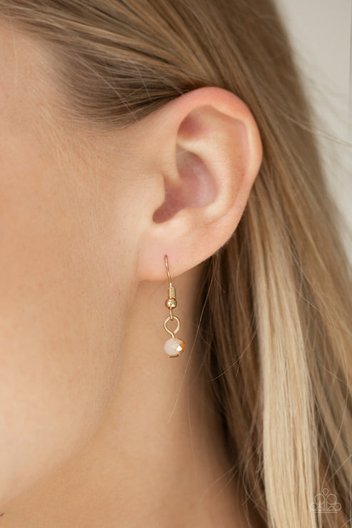 Courageously Catwalk Gold Necklace