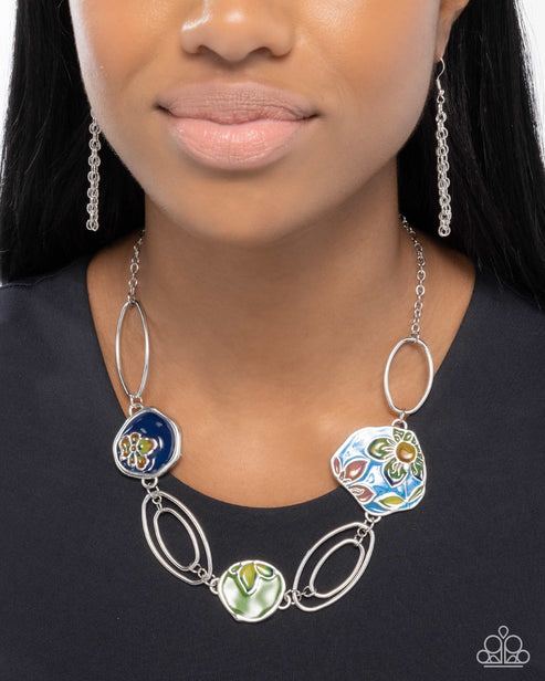 Stained Glass Statement Multi Necklace