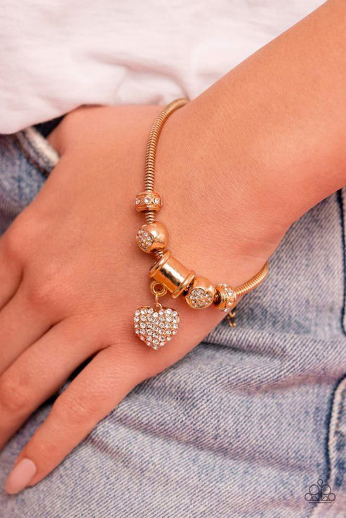 Suitor Sequence Gold Bracelet