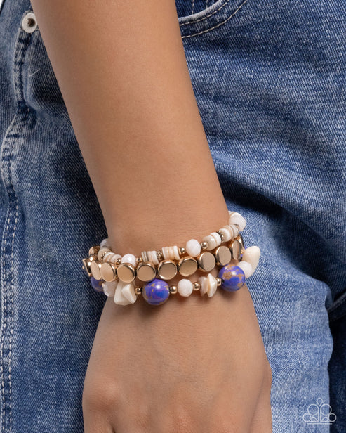 Earthy Entertainer Purple Bracelet