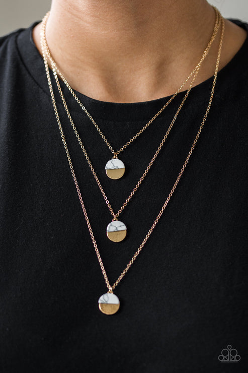 Rural Reconstruction Gold Necklace
