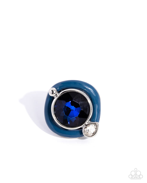 Colorful Caliber Blue Ring