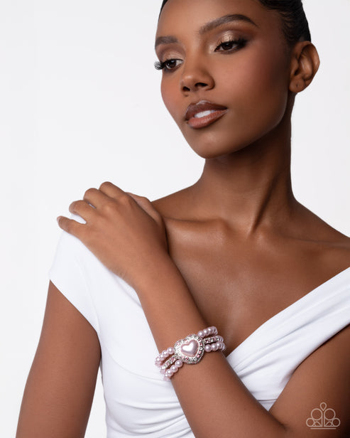 Lifelong Love Letter Pink Bracelet