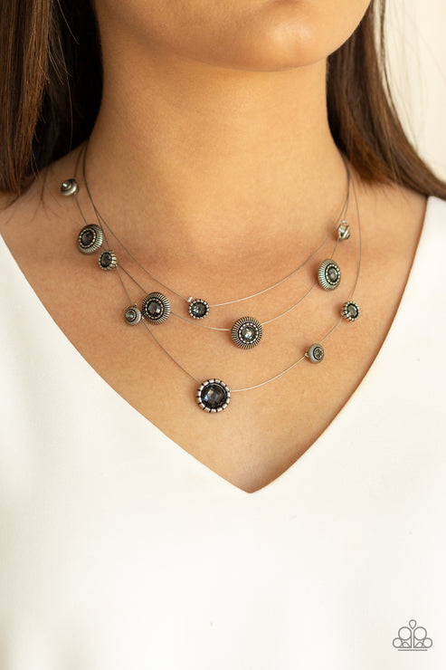 SHEER Thing! Silver Necklace