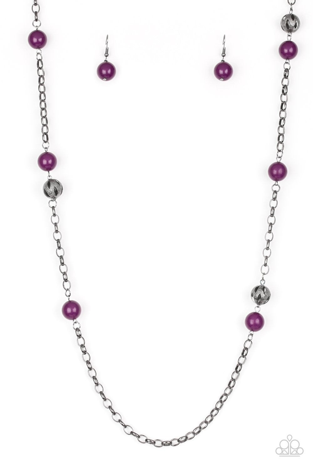 Fashion Fad Purple Necklace - Daria's Blings N Things