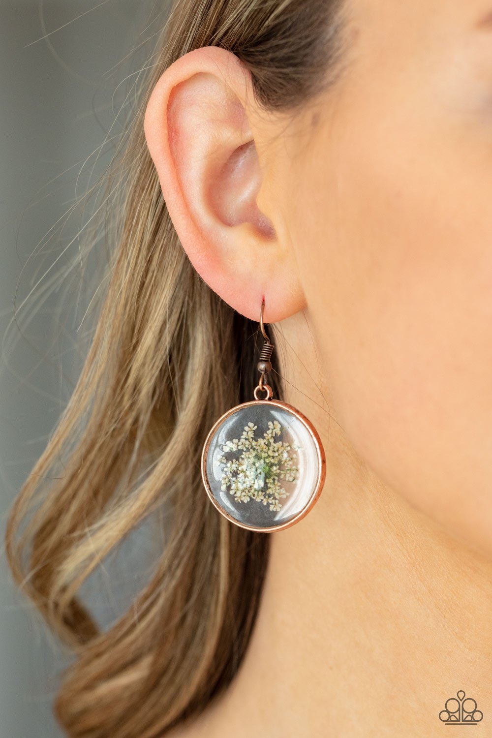 Happily Ever Eden Copper Earrings Paparazzi