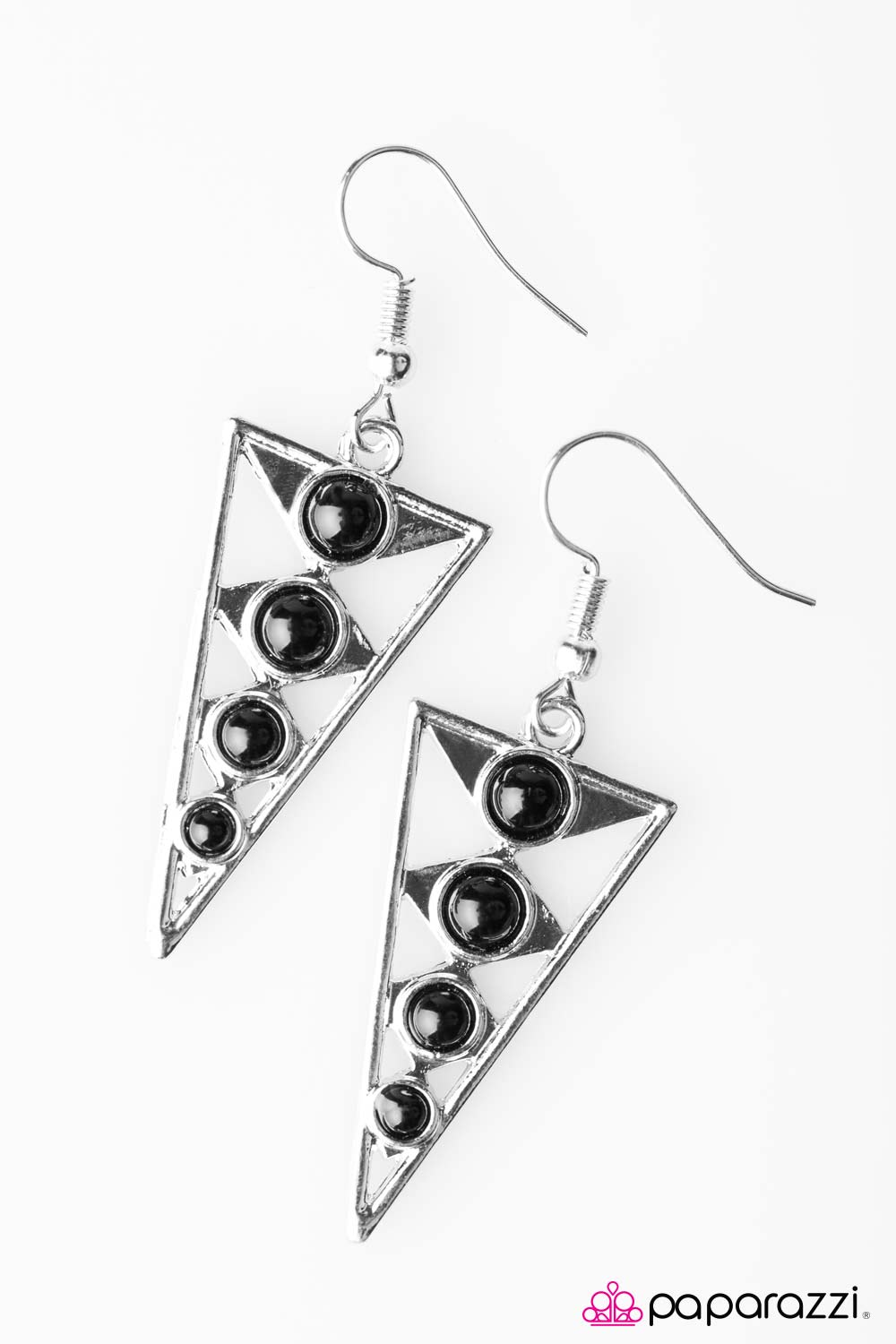 Slice of Life Black Earrings